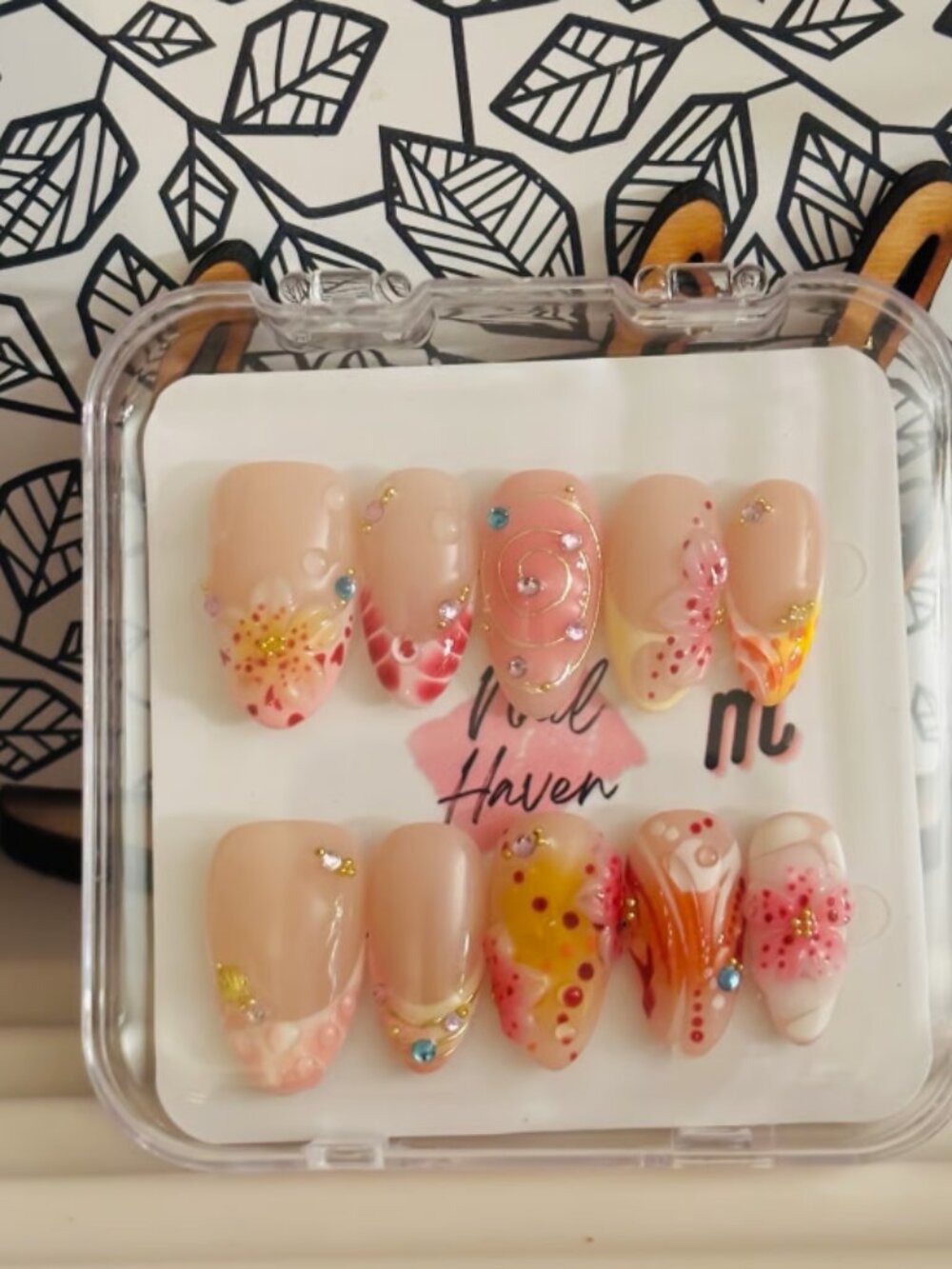 Nail Haven Press On Nails - Floral